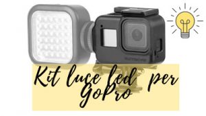 Kit luce led per GoPro